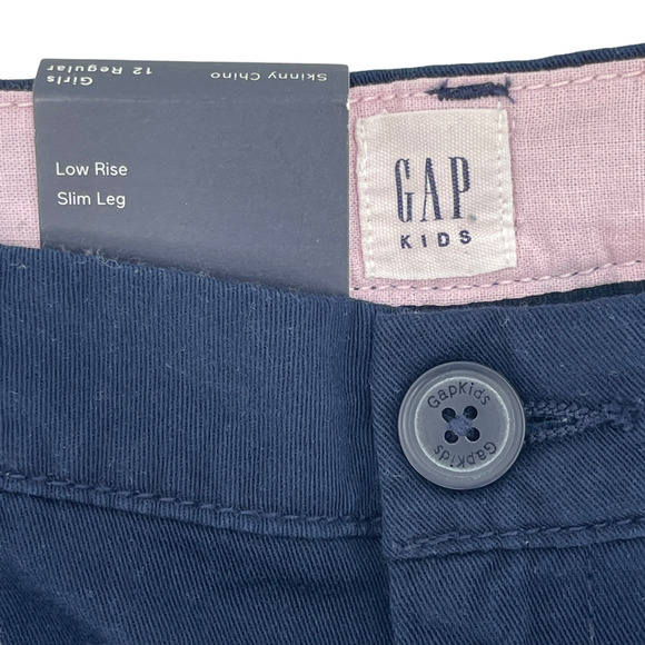 Gap Low Rise Slim Leg Skinny Chino Pants Size 12 - Picture 4 of 7
